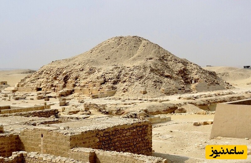  بقایای هرم اوناس که در زمان خود یکی از بی‌نقص‌ترین اهرام مصر بود