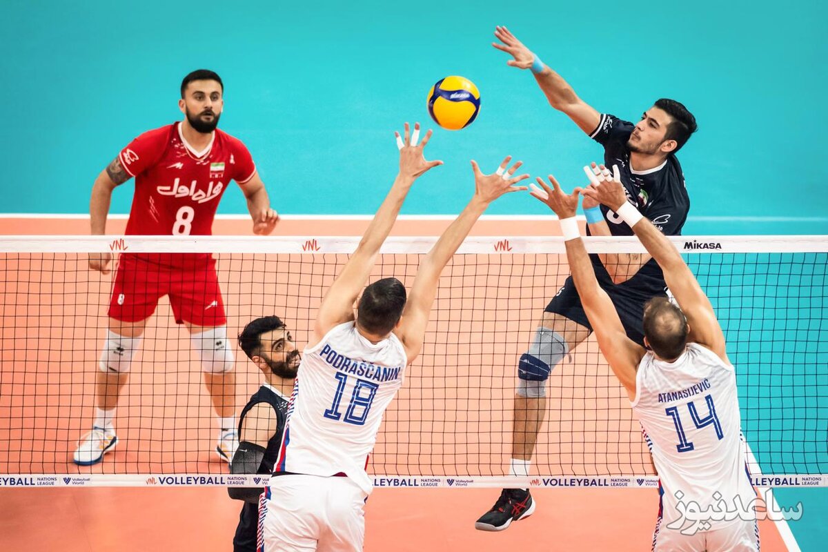 صعود چشمگیر والیبال ایران در لیگ ملت های 2023