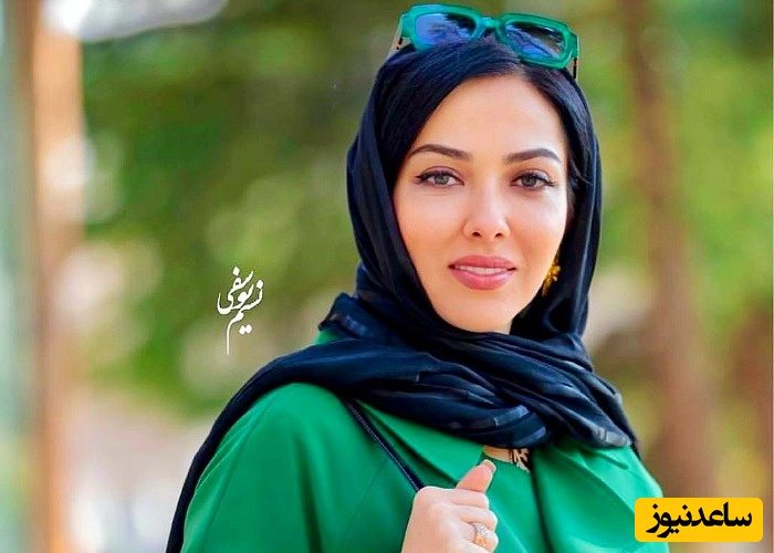 گیر سه پیچ لیلا اوتادی به آینه‌ی آسانسور با استایل شیک و جذابش