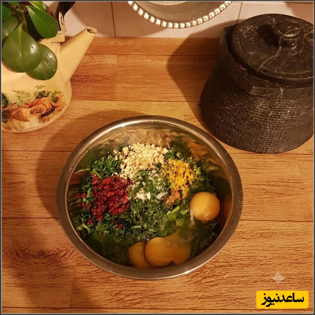 مواد لازم برای تهیه کوکو سزی