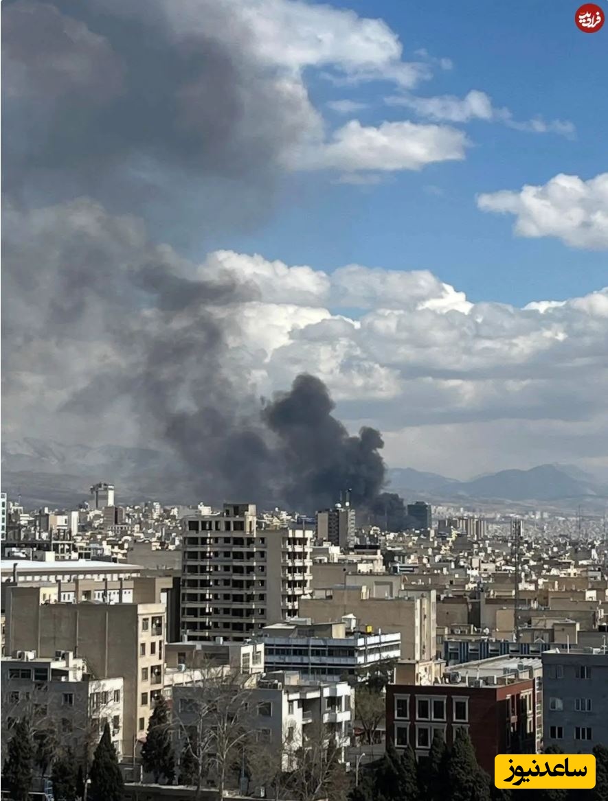 عکس بمباران تهران در جنگ 40 روزه از بالکن خانه سولماز غنی