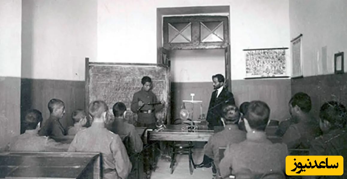 عکس| سفر در زمان؛ یکی از شعب مدرسه رشدیه در تبریز