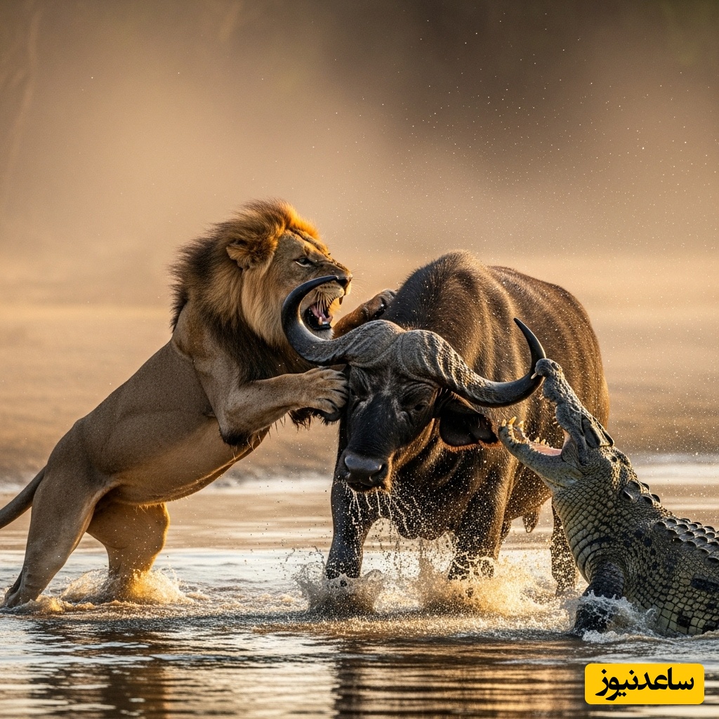 (ویدئو) مستند حیات وحش حیوانات/ ماجرای امروز راز بقا: پایانی تلخ در نبردی نفس‌گیر برای شیری که طعمه اشتباهی را انتخاب کرد!