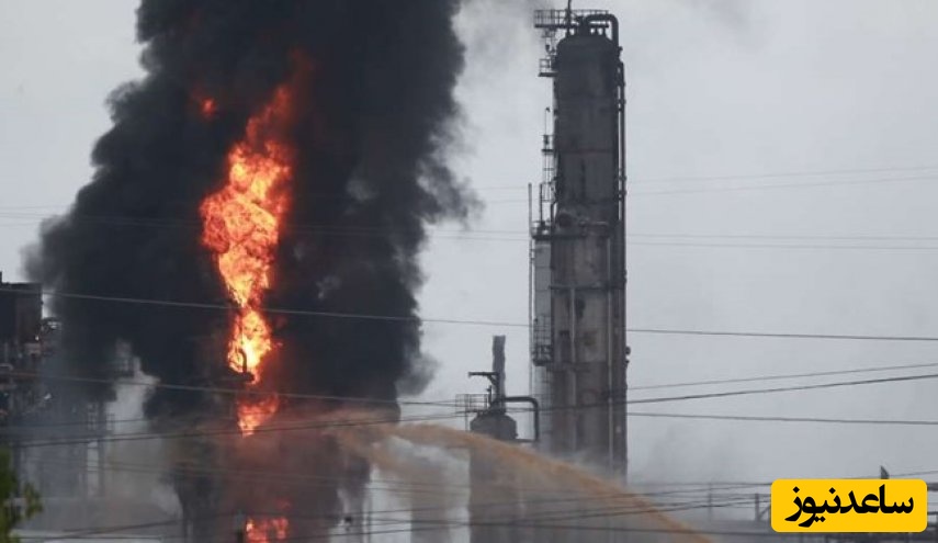 تیر غیب دیگری به آمریکا رسید؛ انفجار مهیب در تأسیسات نفتی تگزاس+فیلم