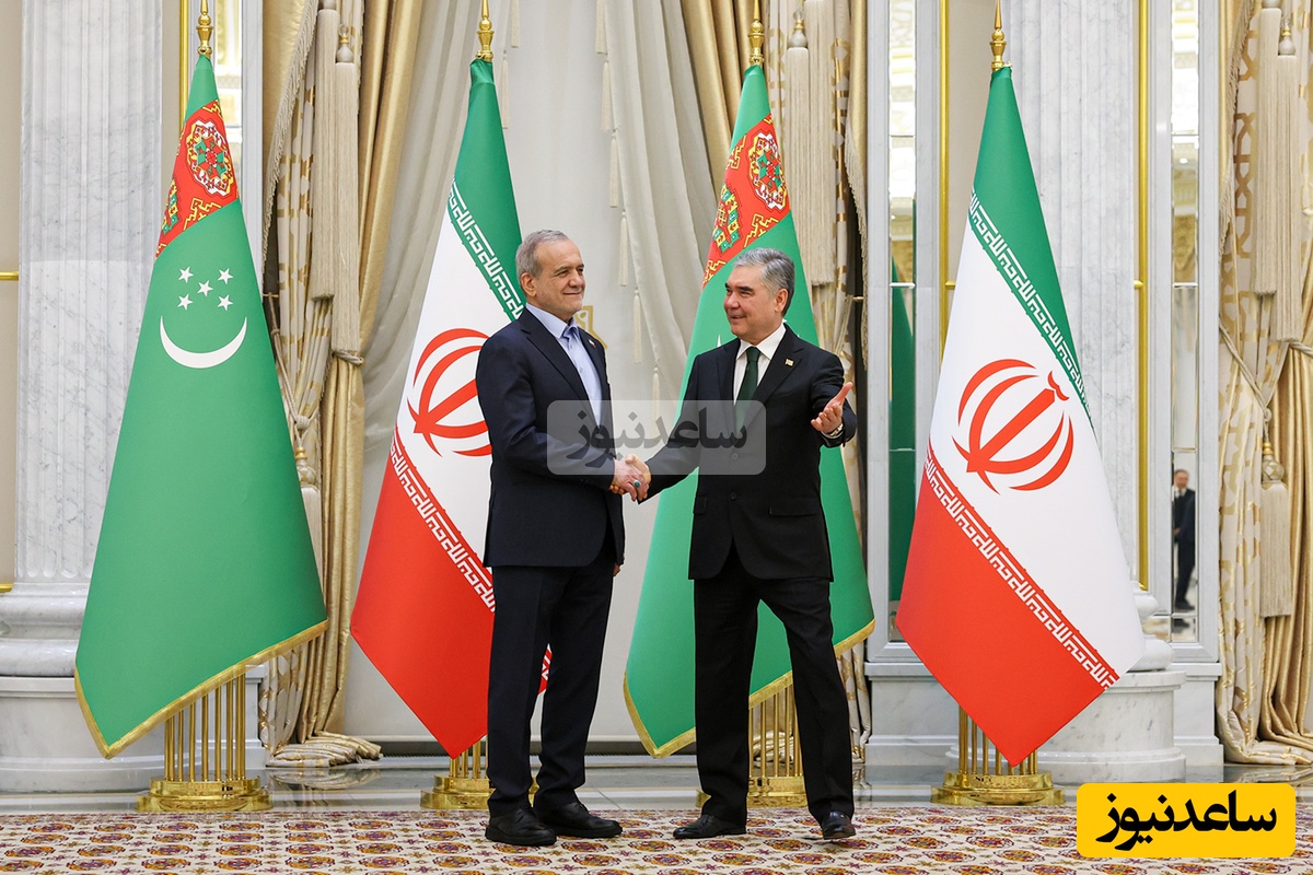 مسعود پزشکیان در ترکمنستان 