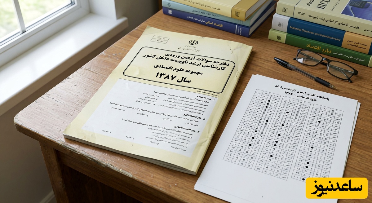 دانلود رایگان نمونه سوالات کنکور کارشناسی ارشد علوم اقتصادی سال 1387 + پاسخنامه کلیدی