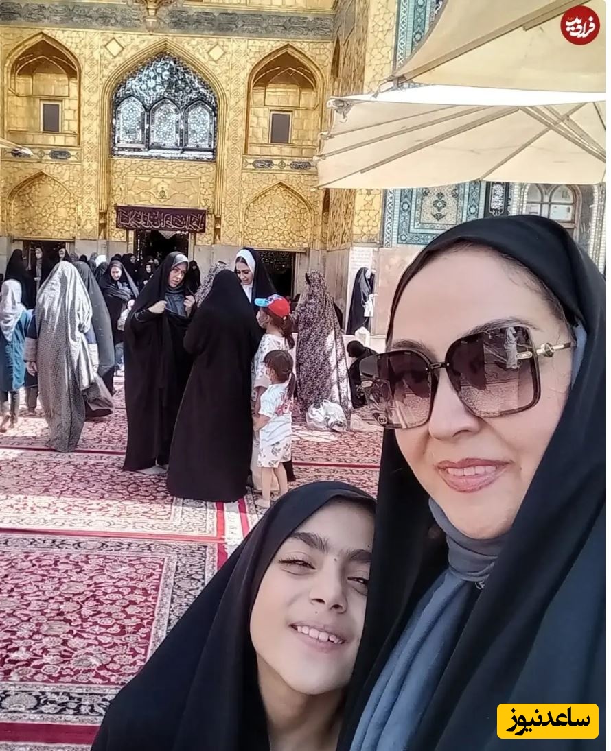 آرزو افشار و دختر خوانده اش پارمیدا