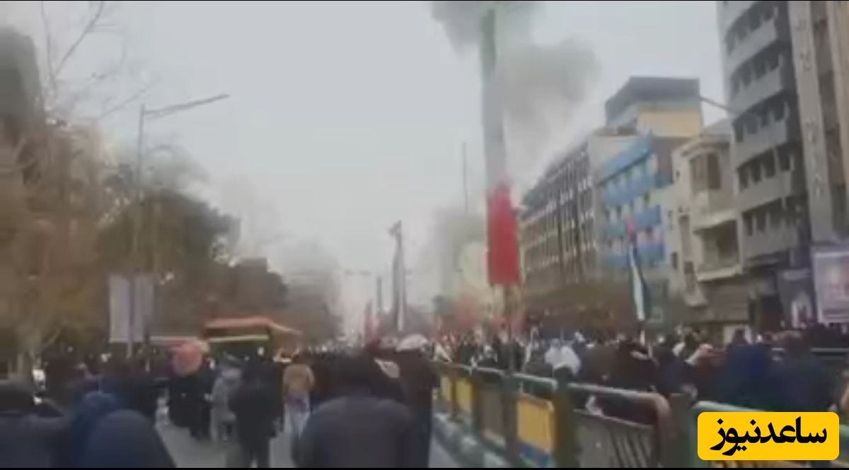 ببینید | تصاویر ثبت شده از خبرنگار خبرگزاری روسی از لحظه حمله دشمن به راهپیمایی روز قدس