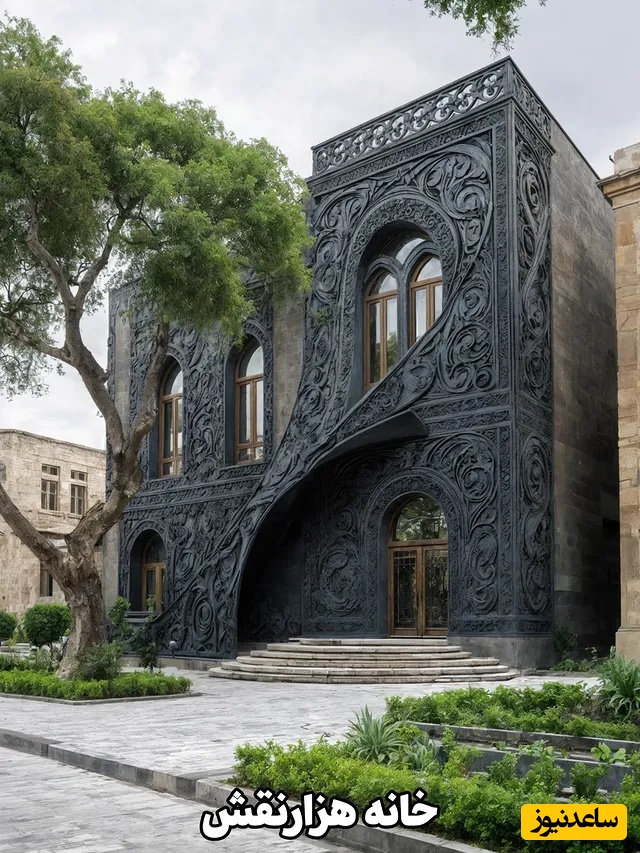 نگاهی به معماری خیره‌کننده خانه هزار نقش، بنایی که معماری اصیل ایرانی را به رخ دنیا می‌کشد / انگار از دل دنیای تخیل بیرون اومده، محشره + عکس