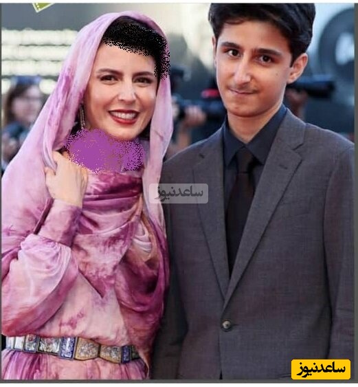 لیلا حاتمی و پسرش