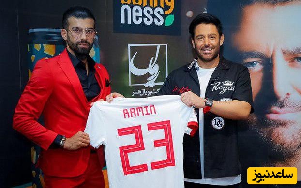 رضا گلزار: من فن درجه یک رامین رضائیان هستم وقتی داخل زمینه خیالم قرصه ، انقدر جیغ و سوت براش زدم دوستام گفتن چته؟+فیلم