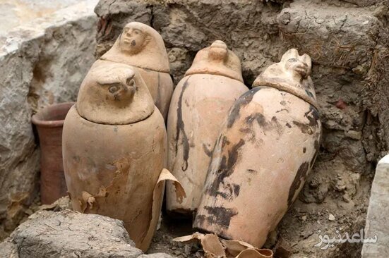 کشف یک کارگاه باستانی مومیایی انسان و حیوانات مقدس متعلق به 2300 سال پیش در 25 کیلومتری جنوب غربی قاهره/ آسوشیتدپرس