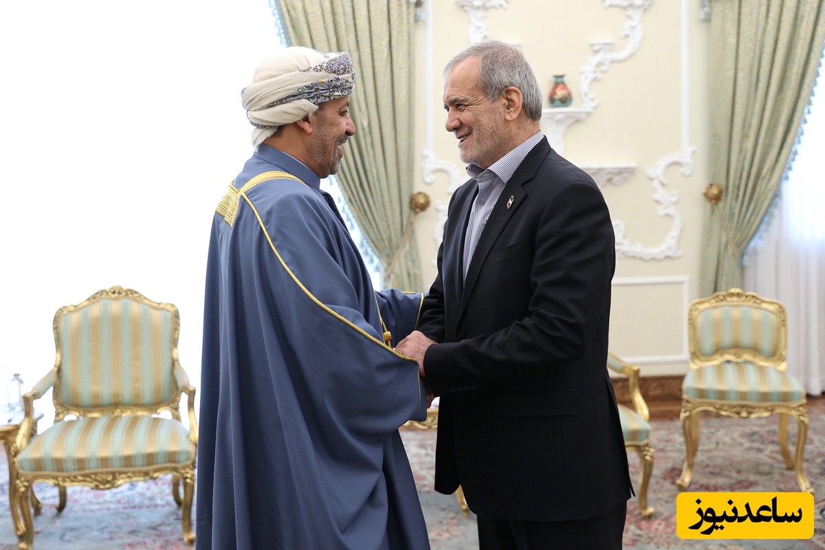 پزشکیان و وزیر عمان