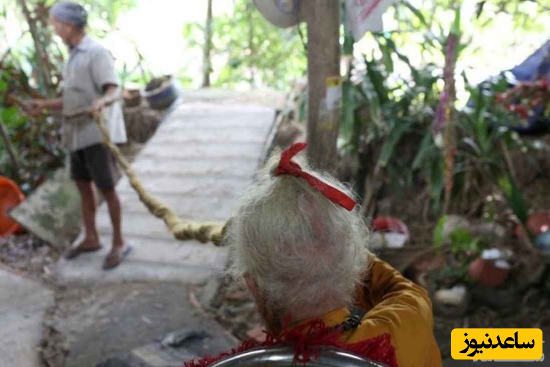 موهای 5 متری یک پیرمرد 92 ساله
