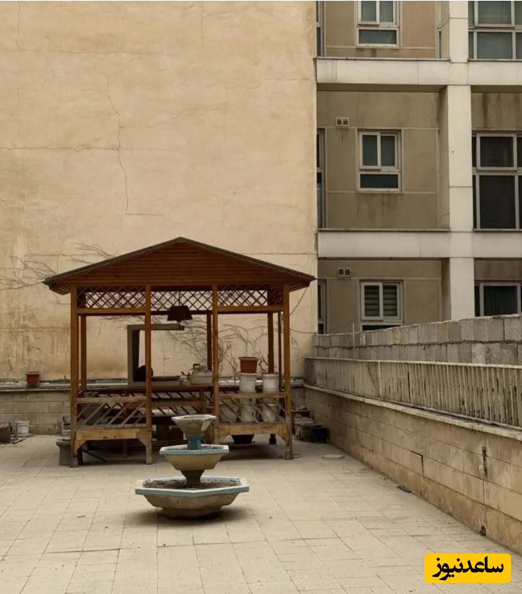 حیاط خانه لیندا کیانی