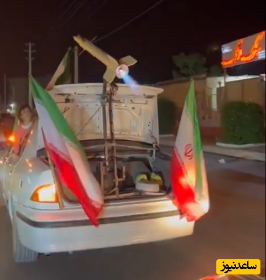 فیلم لو رفته از سمند موشک‌انداز؛ خلاقیت بی حد و مرز جوان ایرانی در تجمعات شبانه جنگ رمضان همه را میخکوب کرد😂