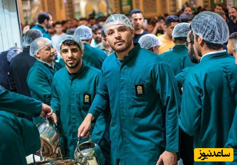 کشتی‌گیران پُرافتخار ایرانی مهمان حرم رضوی شدند+فیلم