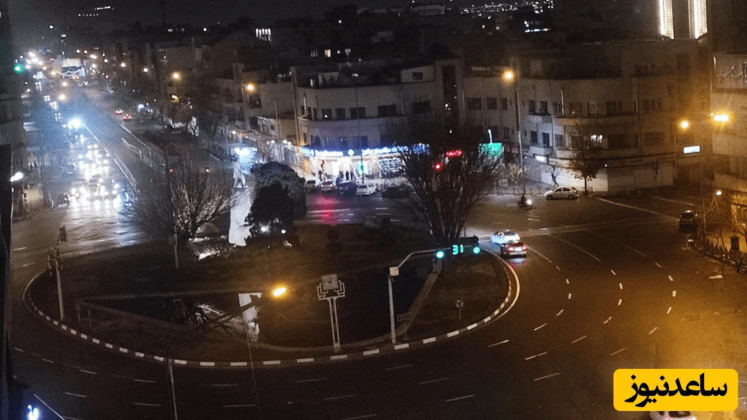 آخرین وضعیت خیابان‌های تهران در شامگاه سه شنبه + فیلم
