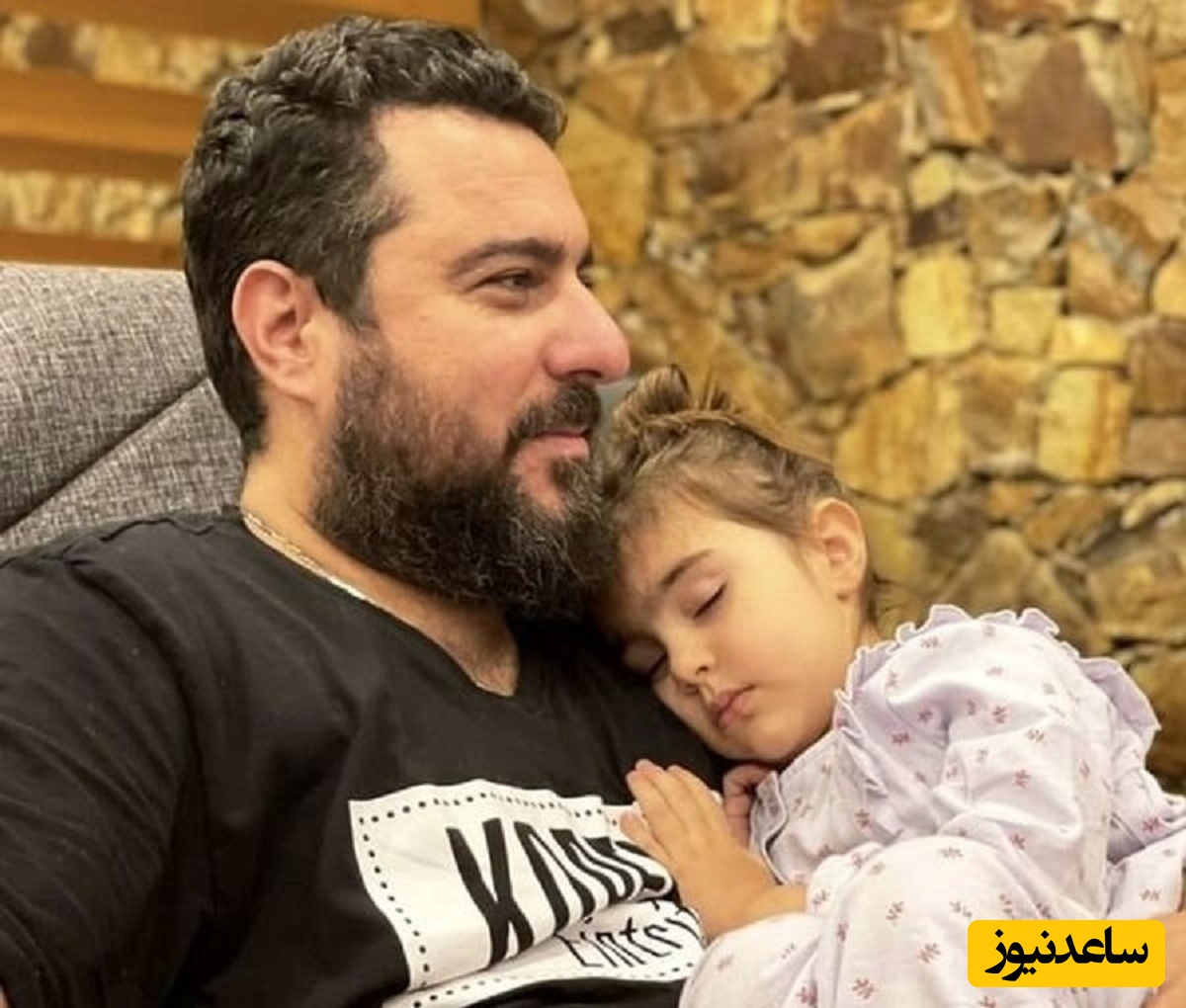 محسن کیایی و دخترش