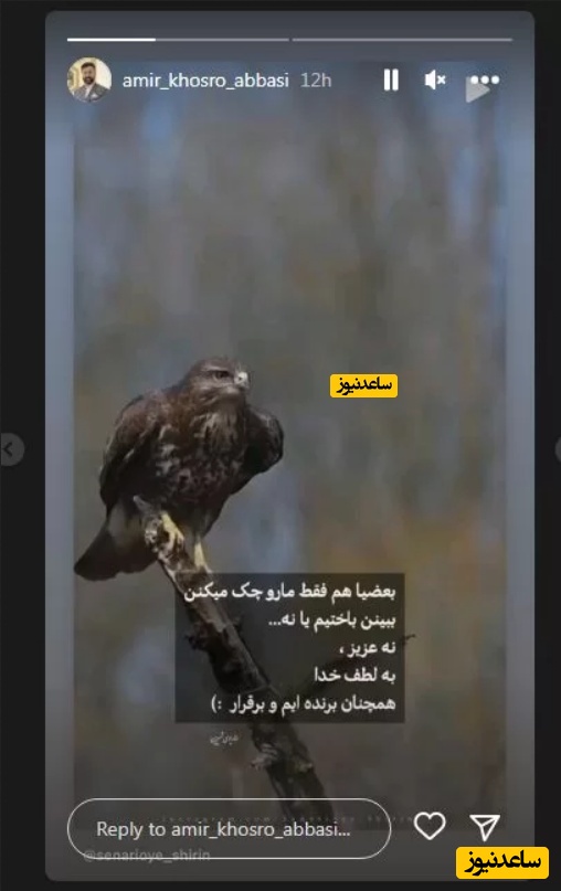 استوری امیرخسرو عباسی