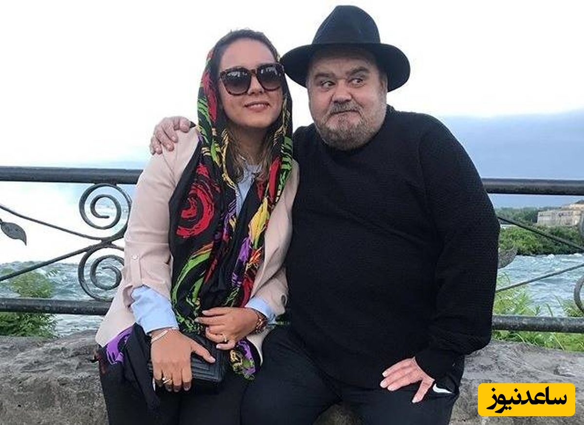 تصویر عاشقانه اکبر عبدی و همسرش در جشن تولد 65 سالگی‌/ باحال ترین زوج سینمای ایران که خیلی به هم میان🔥💕