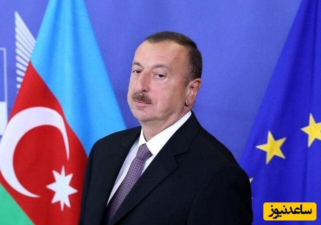 حضور الهام علی اف رئیس جمهور آذربایجان در سفارت ایران برای عرض تسلیت به مناسبت شهادت رهبر انقلاب