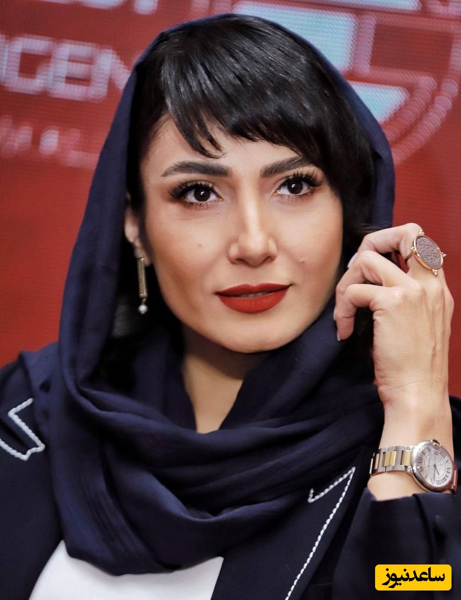 زیبایی دوچندان سمیرا حسن پور با خط چشم متفاوت رنگی👌