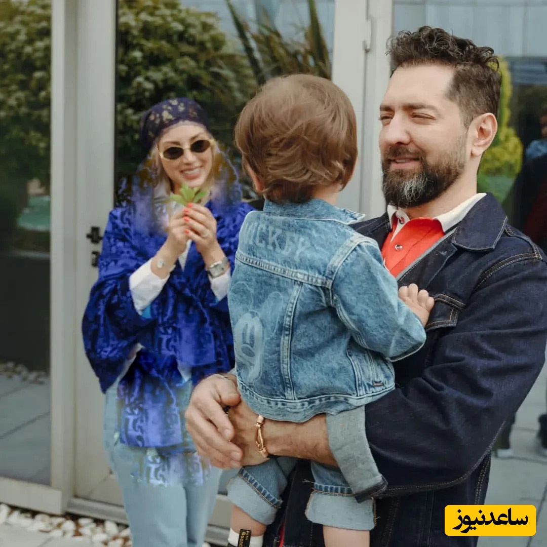 اولین تصاویر جان،پسر بهرام رادان و مینا مختاری در رستوران پدر و مادرش/حالا فهمیدین تو خوش تیپی به کی رفته؟/ پسر کو ندارد نشان از پدر!