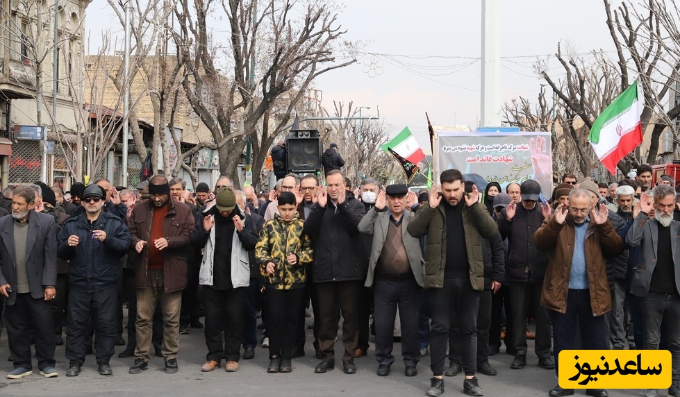 آیین تشییع پیکرهای مطهر شهدای اقتدار آذربایجان شرقی