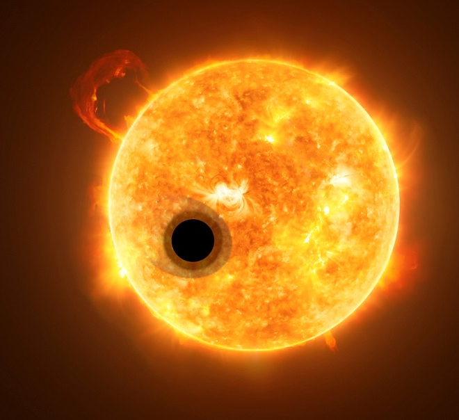 این سیاره اولین بار با سایه‌ای که در مقابل نور ستاره‌اش ایجاد می‌کرد شناسایی شد