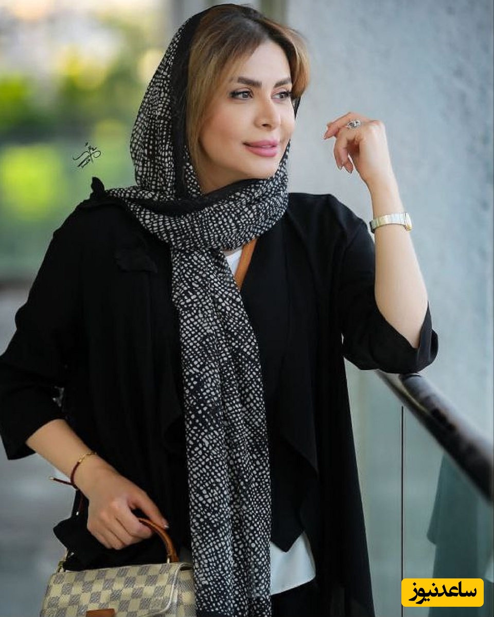 سلفی جذاب سیاه و سفید نجمه جودکی با میکاپ غلیظ چه دلی میبره؟!🔥