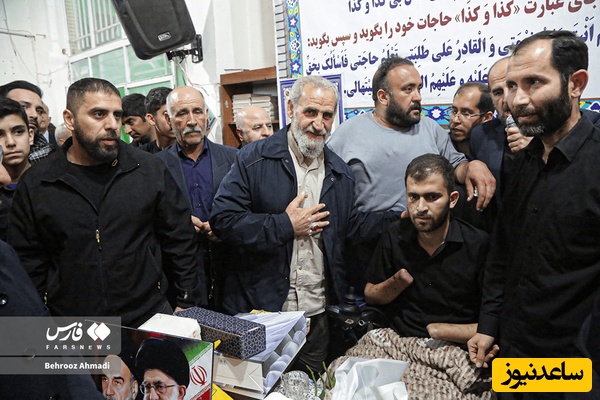 عکس | قدردانی مردم از معروف‌ترین جانباز جنگ رمضان که سالومه منوتو مسخره‌اش می‌کرد / سالومه بازهم تو دهنی خورد