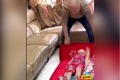 ایده خلاقانه پدر در بازی با پسرش حماسه آفرین شد+فیلم/لامصب تو اسطوره ای 🤣