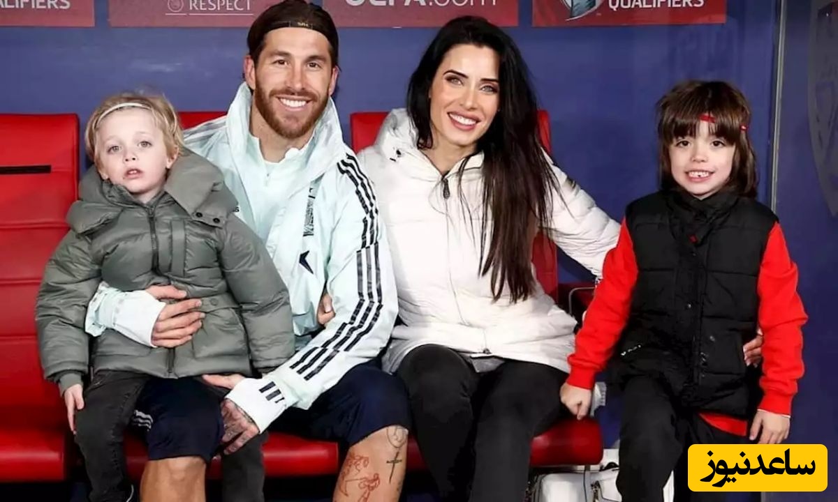 سرهمی قرمز مارکدار و بینظیر پیلار روبیو، همسر مدل سرخیو راموس