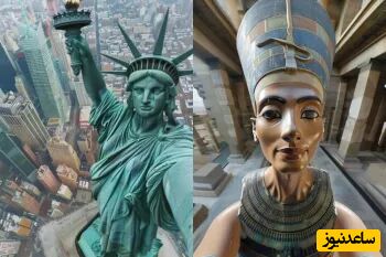 وقتی مجسمه های مشهور جهان سلفی میگیرند