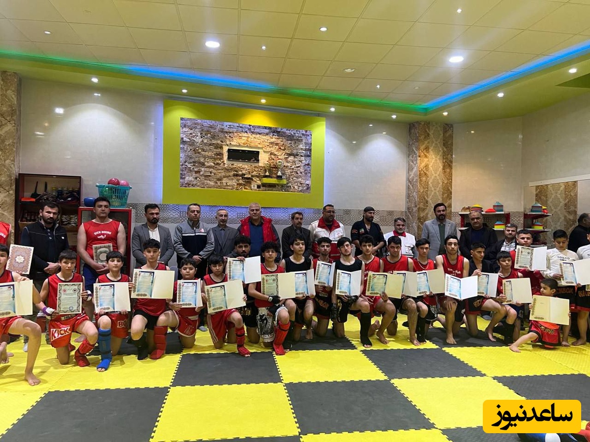مراسم تجلیل از قهرمانان پاورکیک‌بوکسینگ استان  آذربایجان شرقی