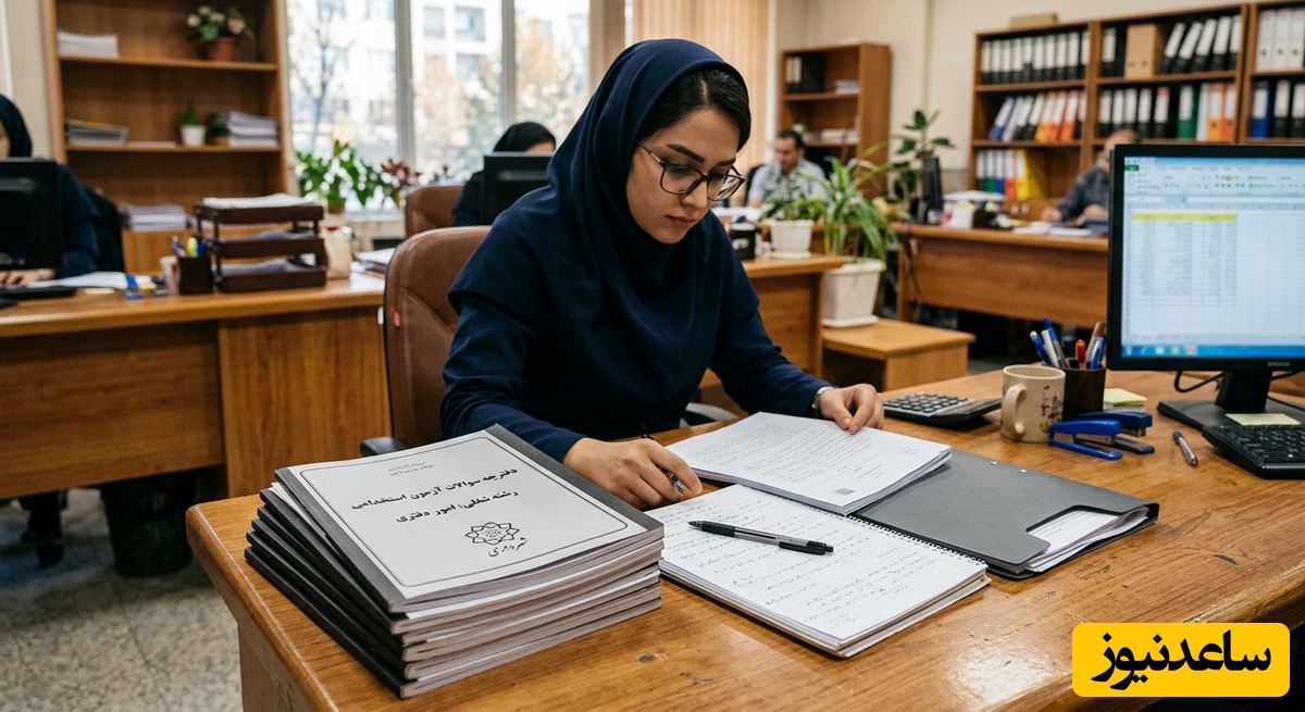 دانلود رایگان دفترچه سوالات آزمون استخدامی شهرداری رشته شغلی امور دفتری