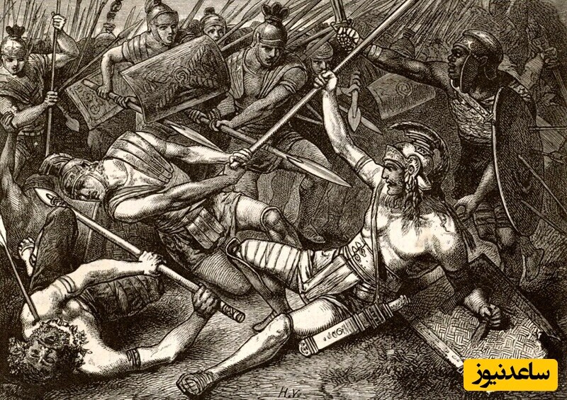  مرگ اسپارتاکوس اثر هرمان ووگل (1882)