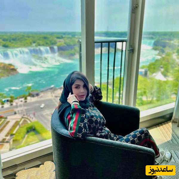 مرزهای تغییر چهره جابجا شد؛ آزاده زارعی در کانادا و کنار آبشار نیاگارا همه را انگشت‌ به‌ دهان گذاشت!+عکس