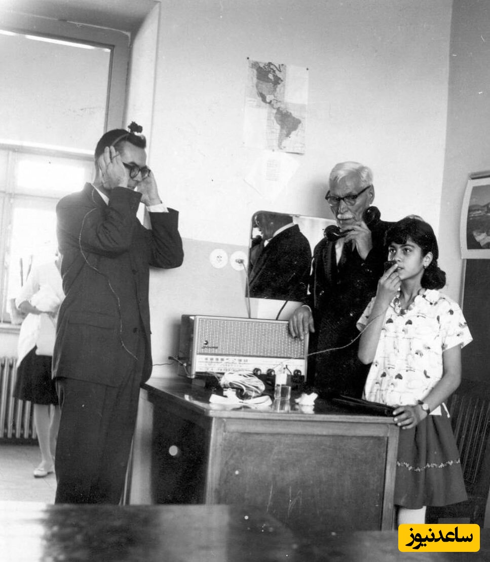 عکس جبار باغچه‌بان و دخترش ثمینه