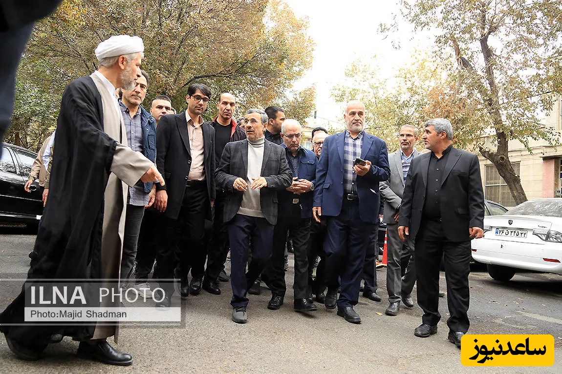 تشیع جنازه خواهر احمدی نژاد 