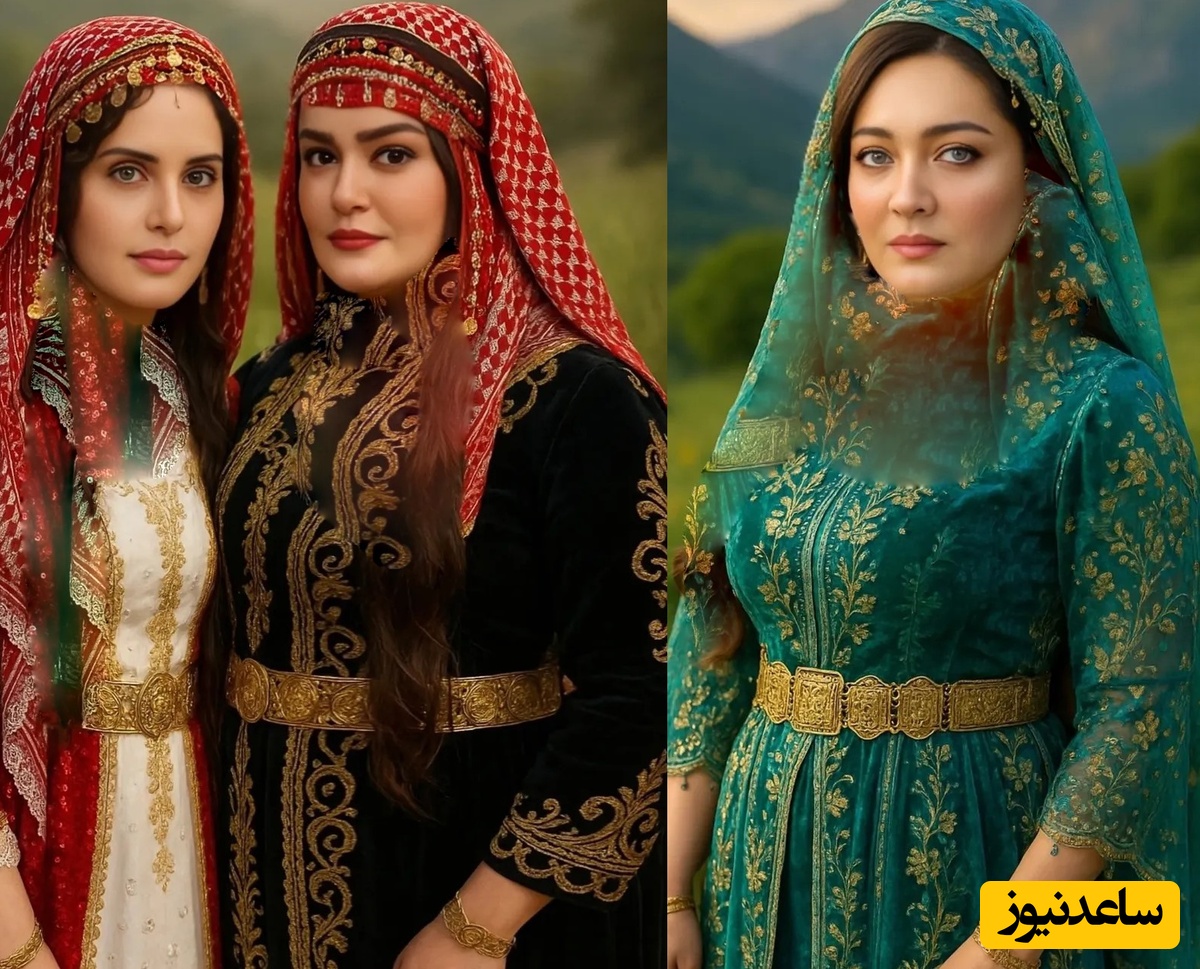 نگاهی به تیپ و استایل شیک هنرمندان ایرانی در لباس اصیل و سنتی ایران، کُردی: از نعیمه نظام دوست و نیکی کریمی تا بهنوش طباطبایی و زوج های هنری