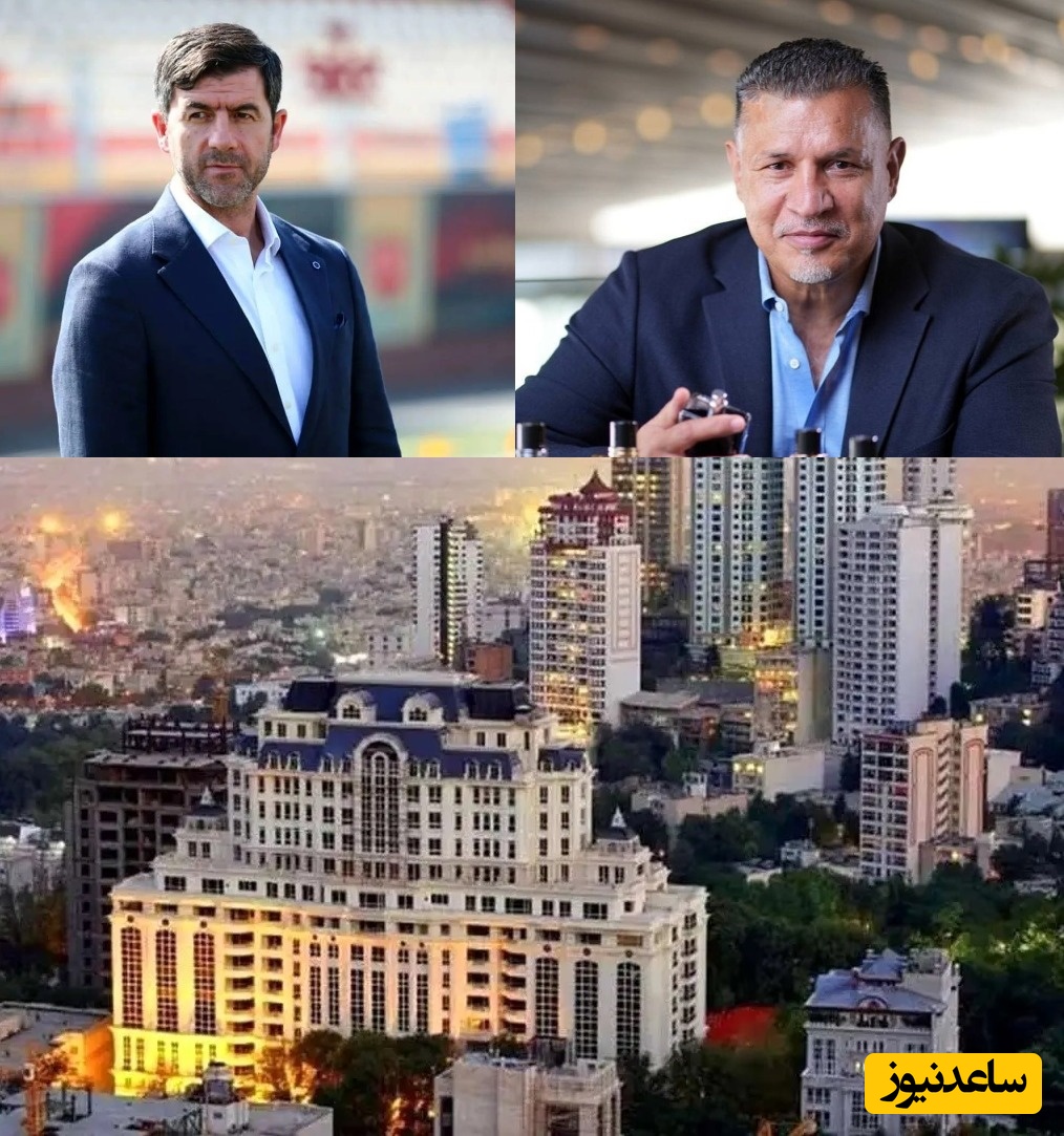 نگاهی خیره‌کننده به معماری باشکوه پنت هاوس علی دایی و کریم باقری که جزو لوکس‌ترین خانه‌های تهران است/ از استخر لاکچری تا اتاق بیلیارد مجلل با تمامی امکانات، تمام زیبایی‌ها در یکجا + ویدئو