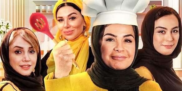 نگاهی به چیدمان منزل شاهانه و مجلل سیما تیرانداز در شام ایرانی/ از پرده‌ها و لوسترهای اعیانی تا فرش گلبهی و کابینت‌های چوبی