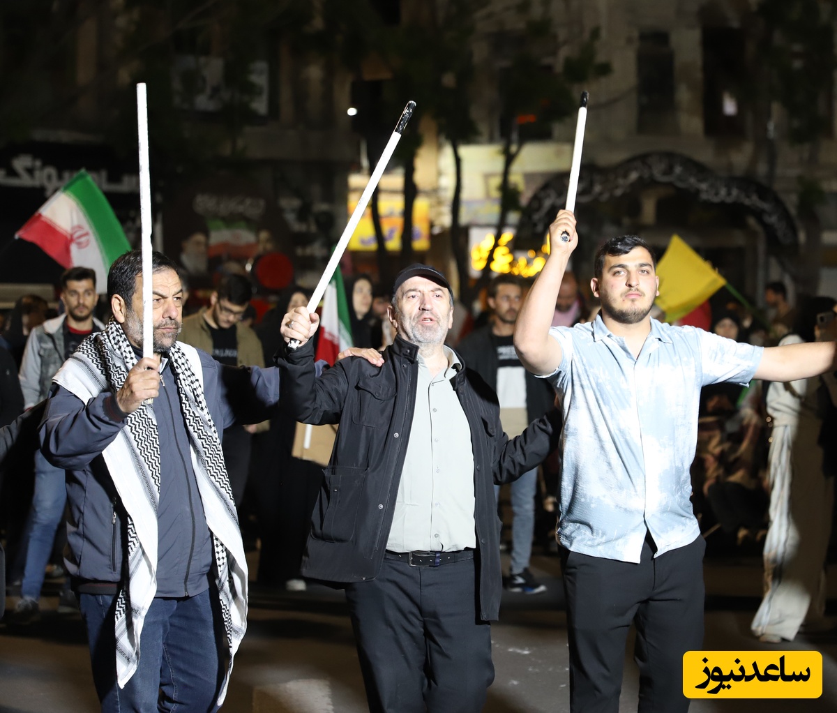 شاه حسین گویان هشتاد و یکمین شب تجمعات مردمی
