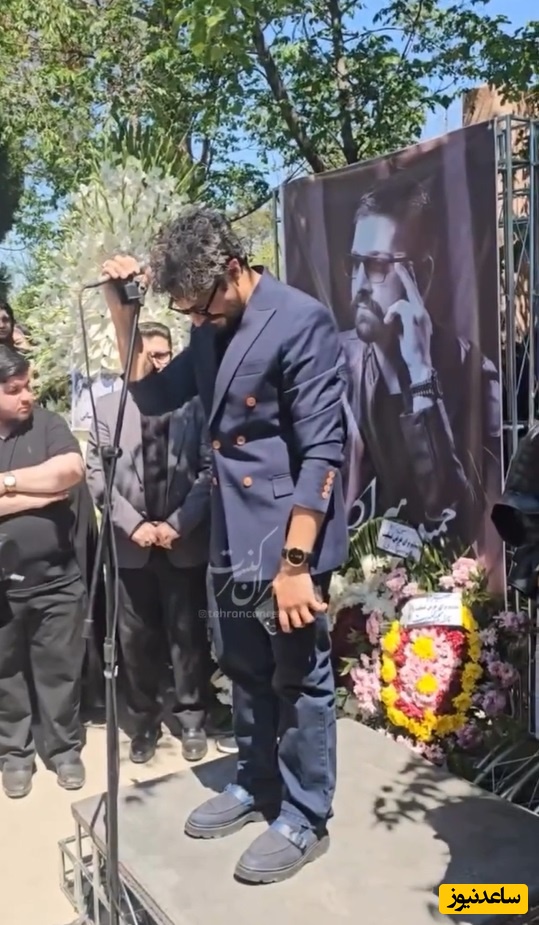 آهنگ غم‌انگیز مصطفی راغب برای چهلم رفیق صمیمیش حمید هیراد/ بغضی که امانش نداد😔