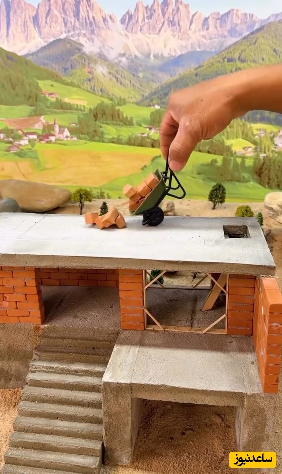 اگه تو هم عاشق بنایی هستی این ویدئوی خلاقانه رو ببین و این خونه گوگولی رو خودت بساز+ فیلم