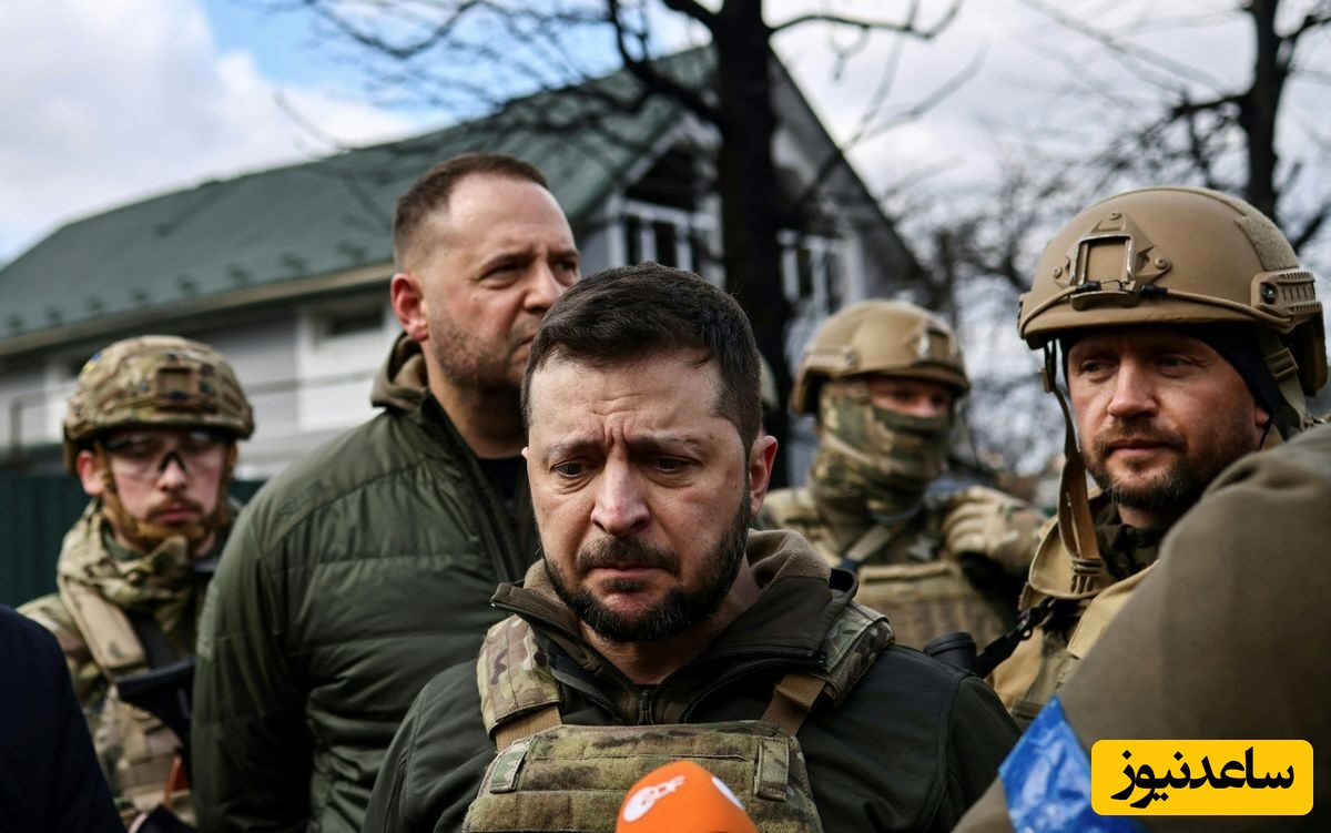 زلنسکی در مناطق جنگی اوکراین