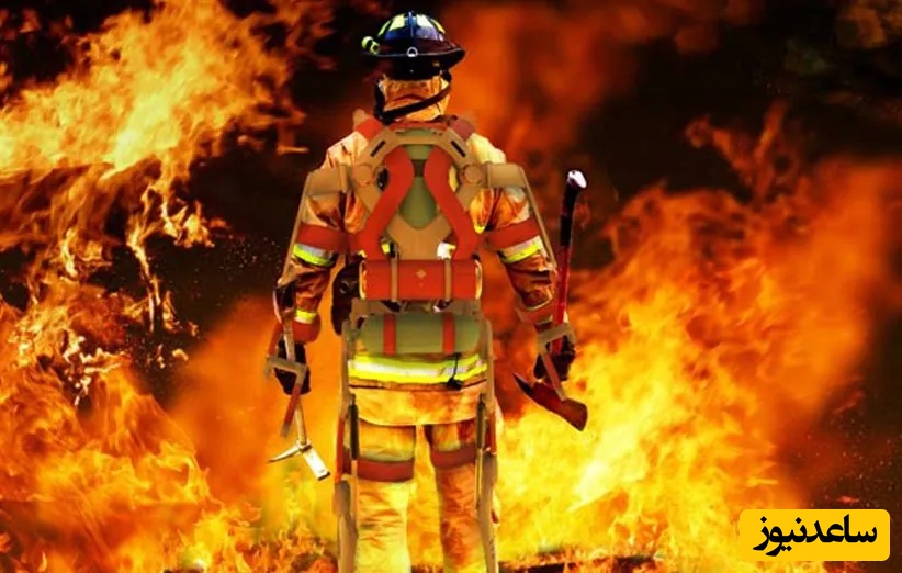 حریق مغازه ای در میانه چهار نفر را راهی بیمارستان کرد