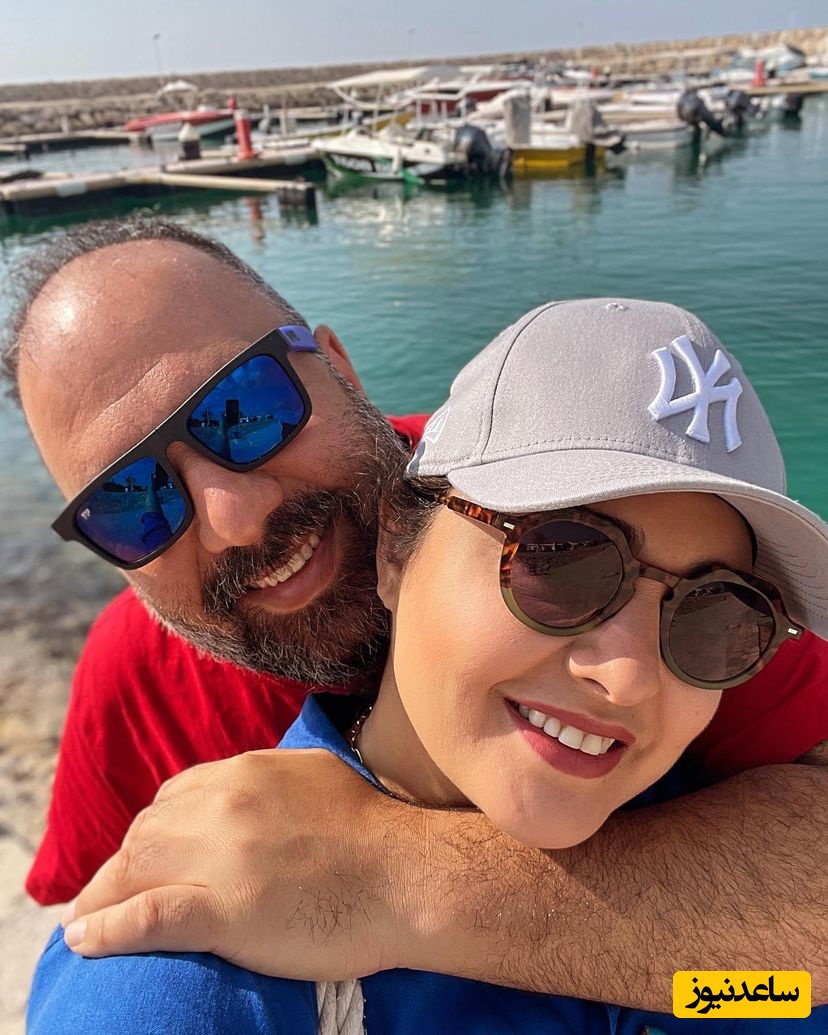 تصویری از عاشقانه‌های دونفره پاییزی و زیبای نرگس محمدی و همسرش علی اوجی/ چه زوج قشنگ و دلبری هستن این دوتا